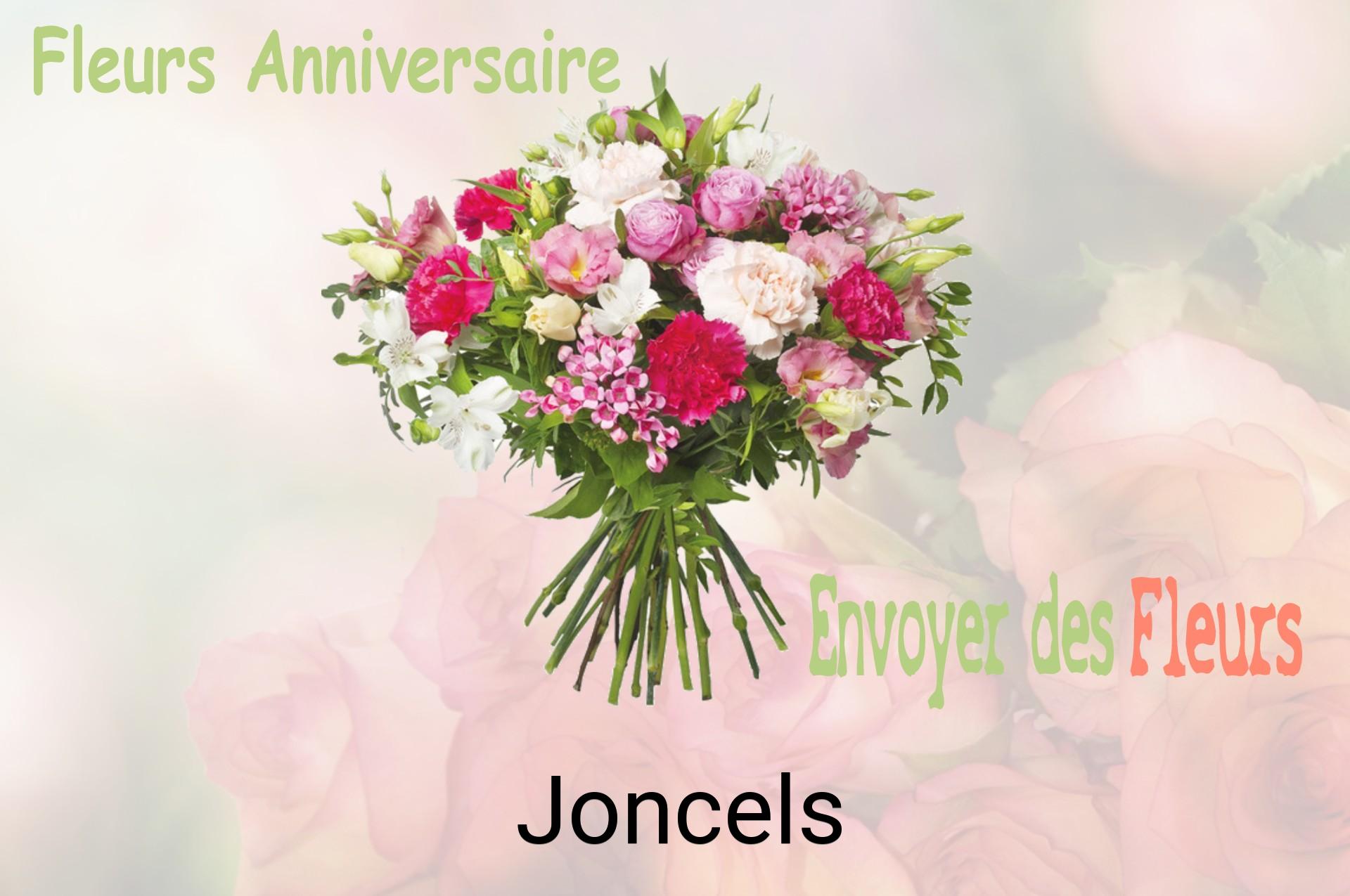 Bouquet de fleurs d’anniversaire livré à Joncels